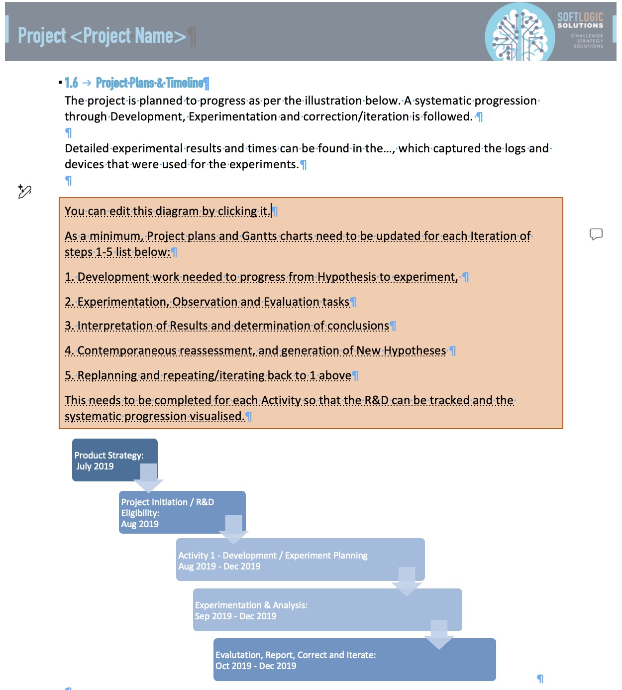 R&D template — built-in instructions revealed